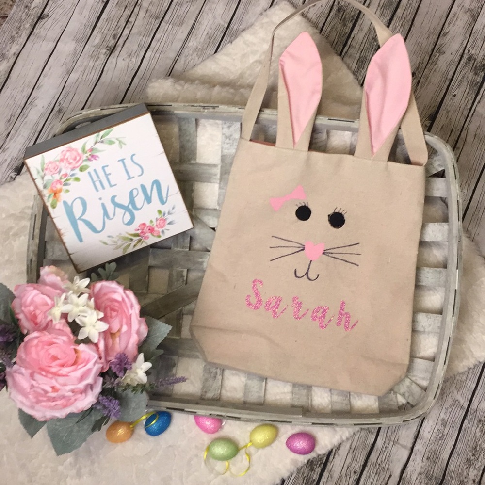 HP🎉 Boutique Bunny Easter Bags | Kids | Easter Egg Hunt | Rabbit Easter Basket